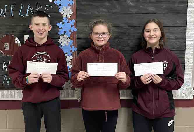 Paulding Middle school December Students of the Month | West Bend News